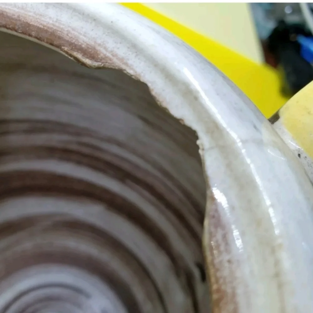 Vintage SANTA ANITA WARE VRENI Coffee Pot Yellow & Brown Swirl. - Picture 6 of 8